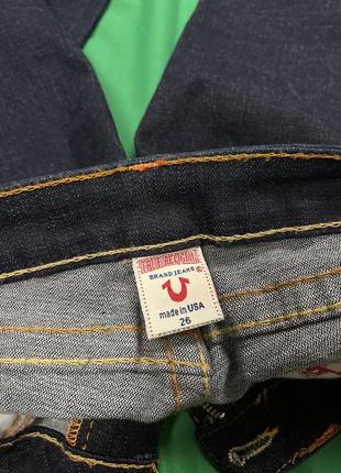 True religion raw denim jeans usa плотні джинс індіго денім тру реліжн8 фото