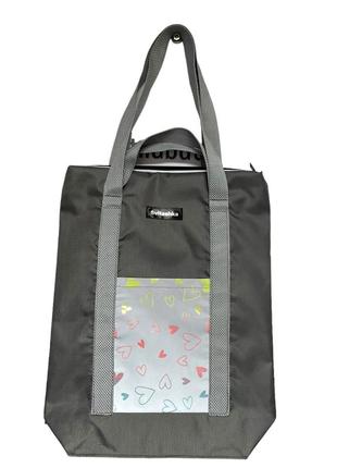 Женская сумка шопер со световозвращающими карманами svitashka2 фото