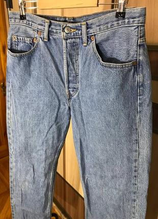 Мужские джинсы штаны vintage levi’s 501 size 34/30 оригинал6 фото