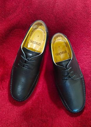 💖👍 якість! дуже легкі чорні туфлі, мокасини з м'якої натуральної шкіри!4 фото