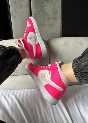 Nike air jordan 1 retro high pink9 фото