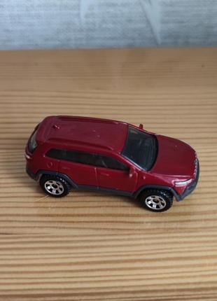 Машинка matchbox jeep cherokee trailhawk red mattel 2015р 1:641 фото