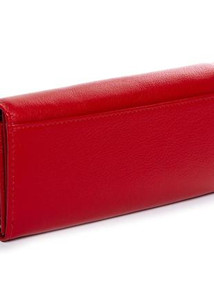 Женский кошелек кожаный classic dr. bond w1-v-2 red2 фото