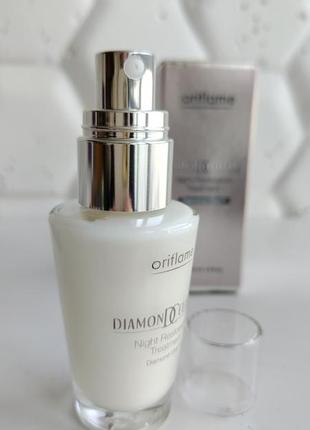 Ночной обновляющий клеточный крем орифлейм диаманд oriflame diamond cellular elixir3 фото