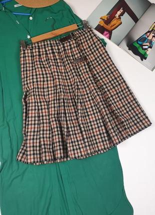 Шерстяная юбка винтаж шотландия1 фото