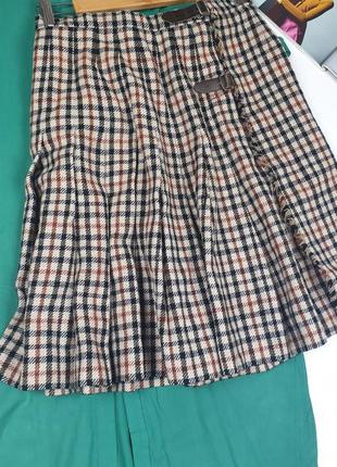 Шерстяная юбка винтаж шотландия2 фото
