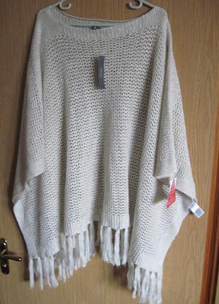 Новое суперстрейч. пончо " south" one size