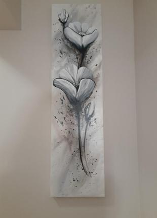 Картина маслом на полотні 150×40см.