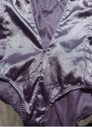 Фіолетове боді в стилі білизни, сатинова блузка з мереживом, атласне боді мереживо, легка майка в стилі білизни7 фото