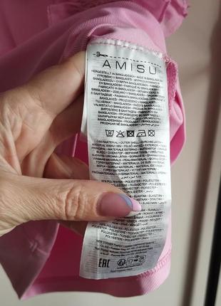 Мега стильная розовая футболочка Amisu5 фото