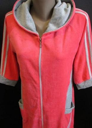 Женский велюровый халат,xl, в наличии размеры и расцветка