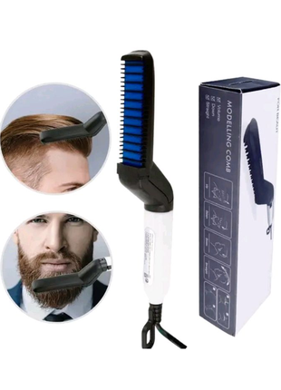 Професійний випрямляч для бороди та волосся modeling comb fb161