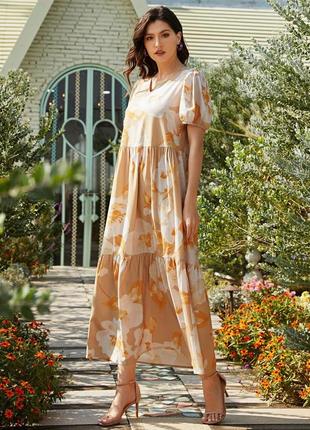 Сукня класична квітковий принт повсякденна, 1500+ відгуків, єдиний екземпляр