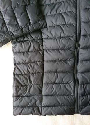 3.1.куртка чорна стьобана весняна ворот стойка без каптура великого розмiру8 фото