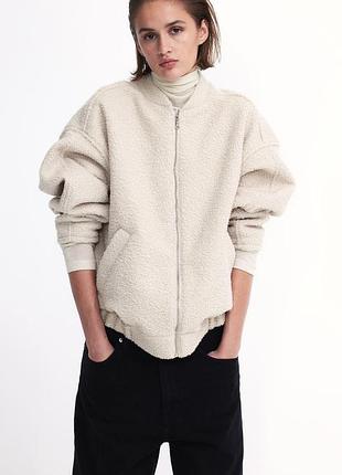 Удлиненный бомбер h&m zara