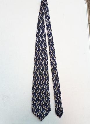 Брендова краватка saint laurent краватка вінтажна принт кактуси шовкова шовк шовк1 фото