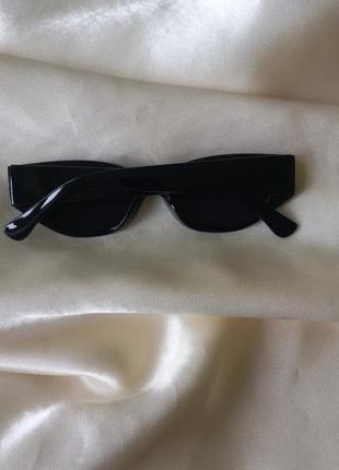 Модні сонцезахисні окуляри чорні окуляри очки 70434 фото