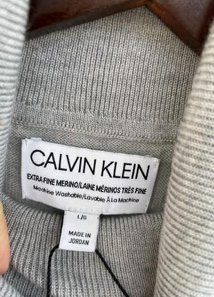 Calvin klein гольф водолазка шерсть мериноса l9 фото