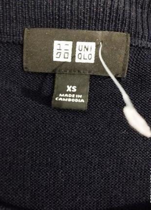 Высококачественный шерстяной свитер известного бренда из японии uniqlo3 фото