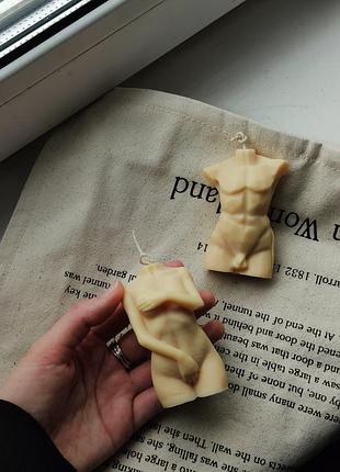 Свеча тело женское тело мужское тело эсиэтические свечи из воска торс силуэт