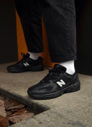 Кроссовки мужские черные new balance 530 41 42 43 44 451 фото