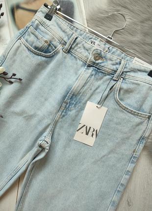 Прямые джинсы от zara, 36, 38, 42р, оригинал8 фото