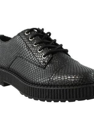 Кеті перрі жіночі чорні оксфорди на плоскій підошві katy perry