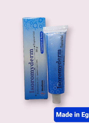 Isoromyderm гель проти вугрів ізотретиноїн еритроміцин 30г єгипет