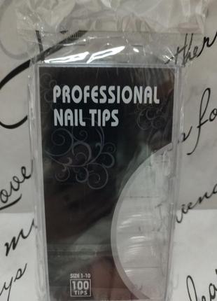 Типсы для наращивания ногтей professional nail tips