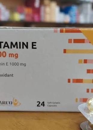 Vitamin e вітамін е 1000 мг 24 капс єгипет