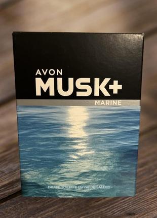 Туалетна вода avon musk marine + для нього2 фото