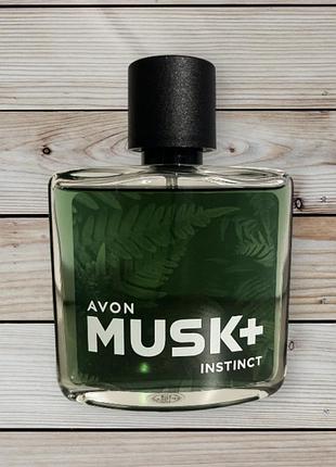 Туалетна вода musk + instinct, 75 мл.