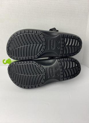 Крокс веста клог черные crocs yukon vista black6 фото