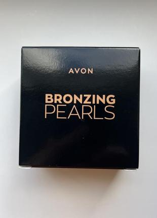 Бронзер у кульках avon bronzing pearls, 28г.8 фото