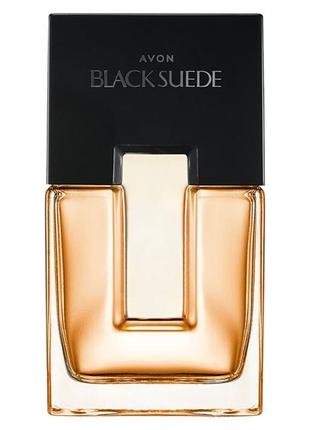 Туалетна вода avon black suede для нього, 75мл.