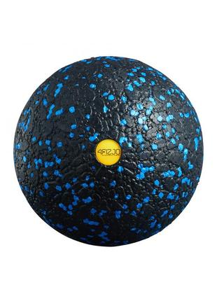 Масажний м'яч ø10 см 4fizjo чорно-синій (2000001628058)