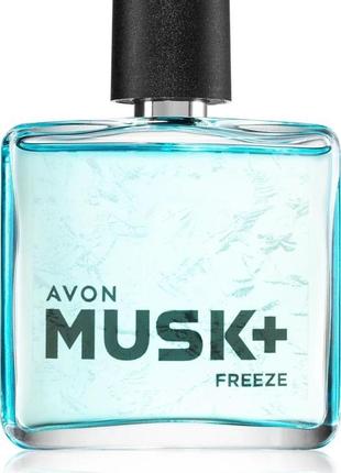 Туалетна вода avon musk freeze+6 фото