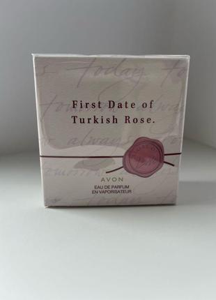 Парфумна вода avon first date of turkish rose для неї3 фото