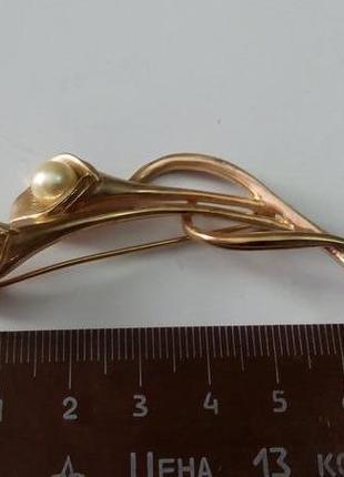 Брошь европа. " лилии".