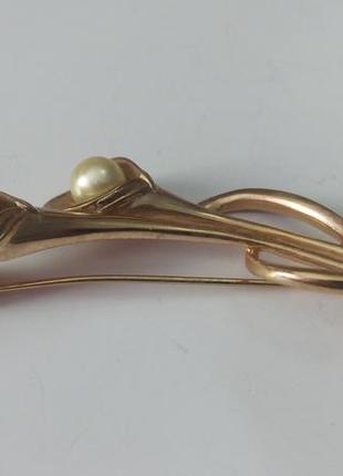 Брошь европа. " лилии".