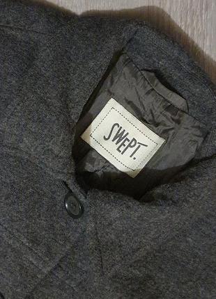 Продается нереально крутой шерстяной пиджак -пальто от swept3 фото