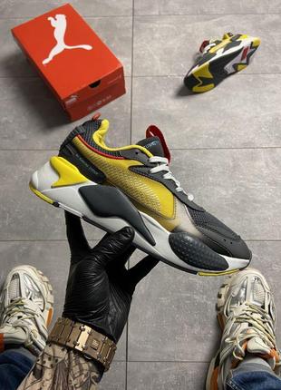 Чоловічі кросівки puma rs-x transformers yellow.1 фото