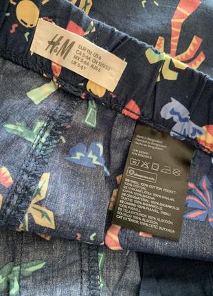 H&m шорты легкие из чистого хлопка3 фото