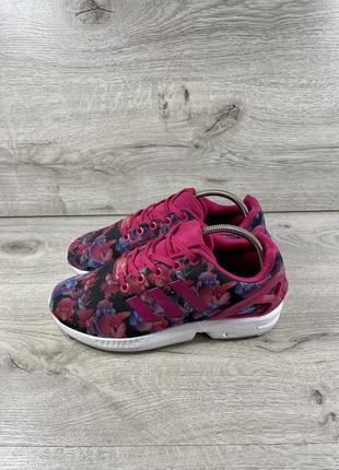 Adidas zx flux rose яркие кроссовки5 фото