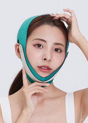 Маска бандаж aroma для корекції овалу обличчя другого підборіддя