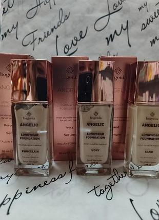 Стойкая тональная база для лица bogenia angelic longwear foundation bg605 30