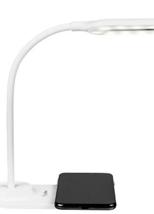 Led лампа для чтения с зарядкой led desk wireless charging lamp4 фото