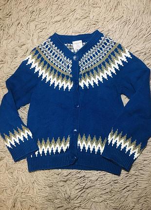 Теплая детская кофта