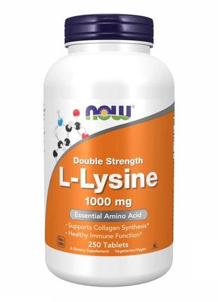 Now foods l-lysine, 1000 мг - 250 таб