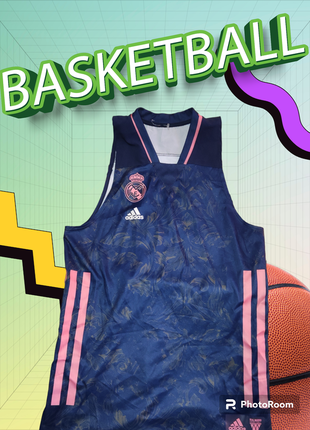 Баскетбольная майка adidas real madrid basketball, season 20/21